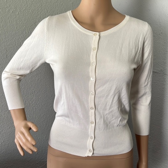 Criss Cross Button Down Cardigan - Picture 1 of 12